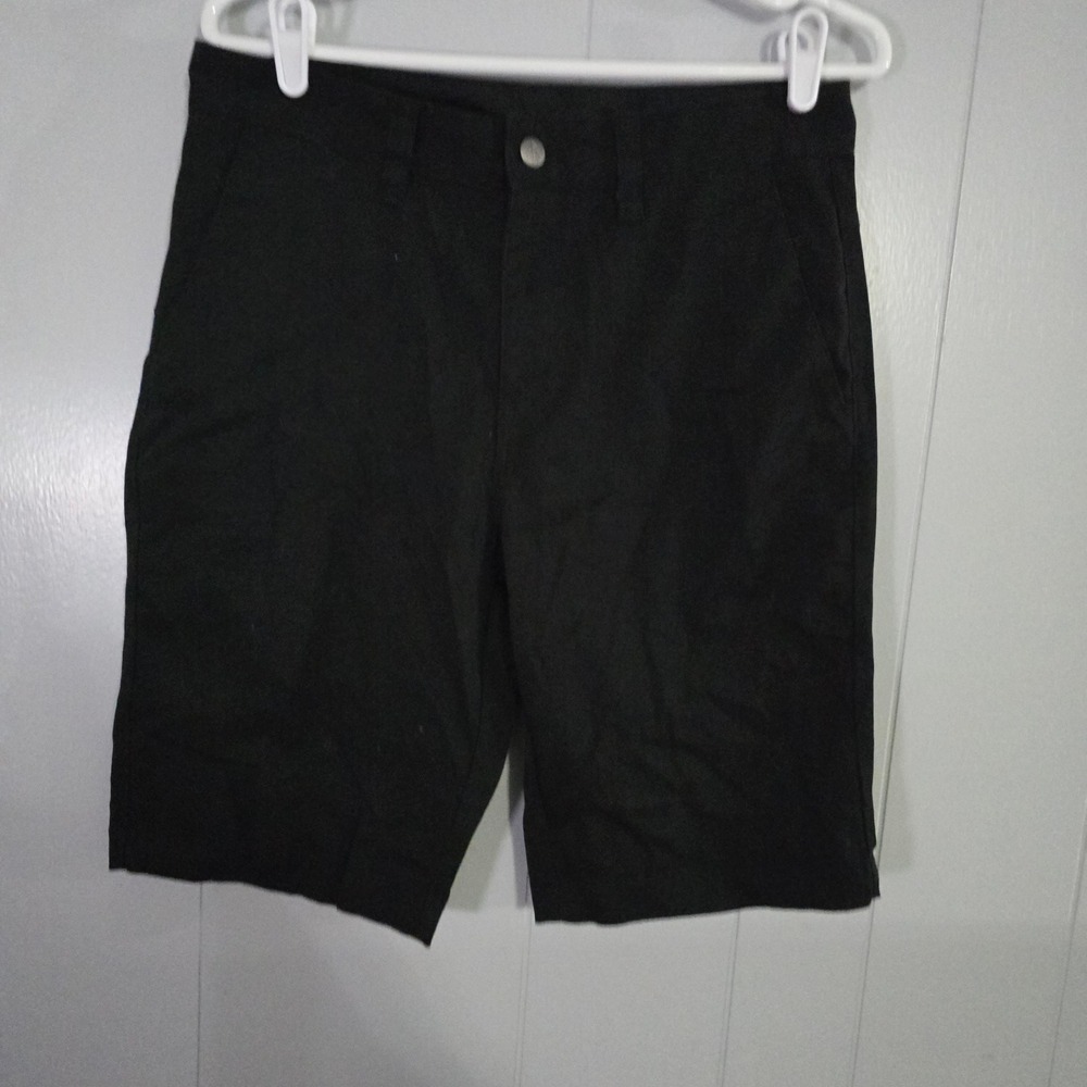 Volcom Chino Shorts Mens 30 Black‎ Solid Casual Skater Walking Short